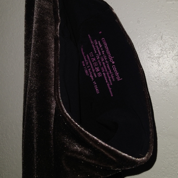 COMMANDO Brown Velvet High Rise Leggings - Picture 8 of 9